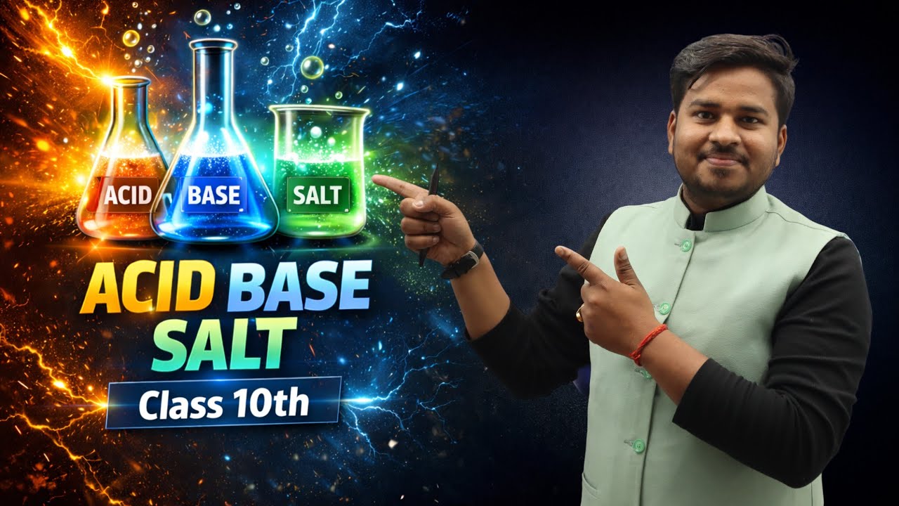 Acids, Bases & Salts in 30 Minutes | Class 10 Science | Fast Revision 2026 | अम्ल, क्षार और लवण