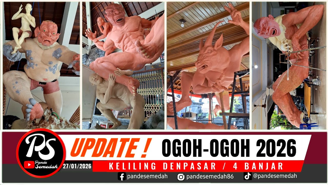 UPDATE TERKINI ! Ogoh ogoh 2026  ‼️ Keliling Denpasar 27/01/2026