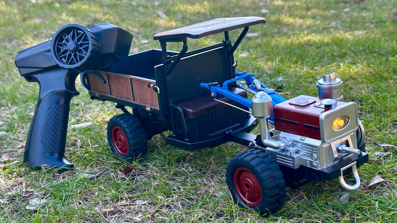 Unboxing Rc Tractors & Warships: From Box to Outdoor Adventure.