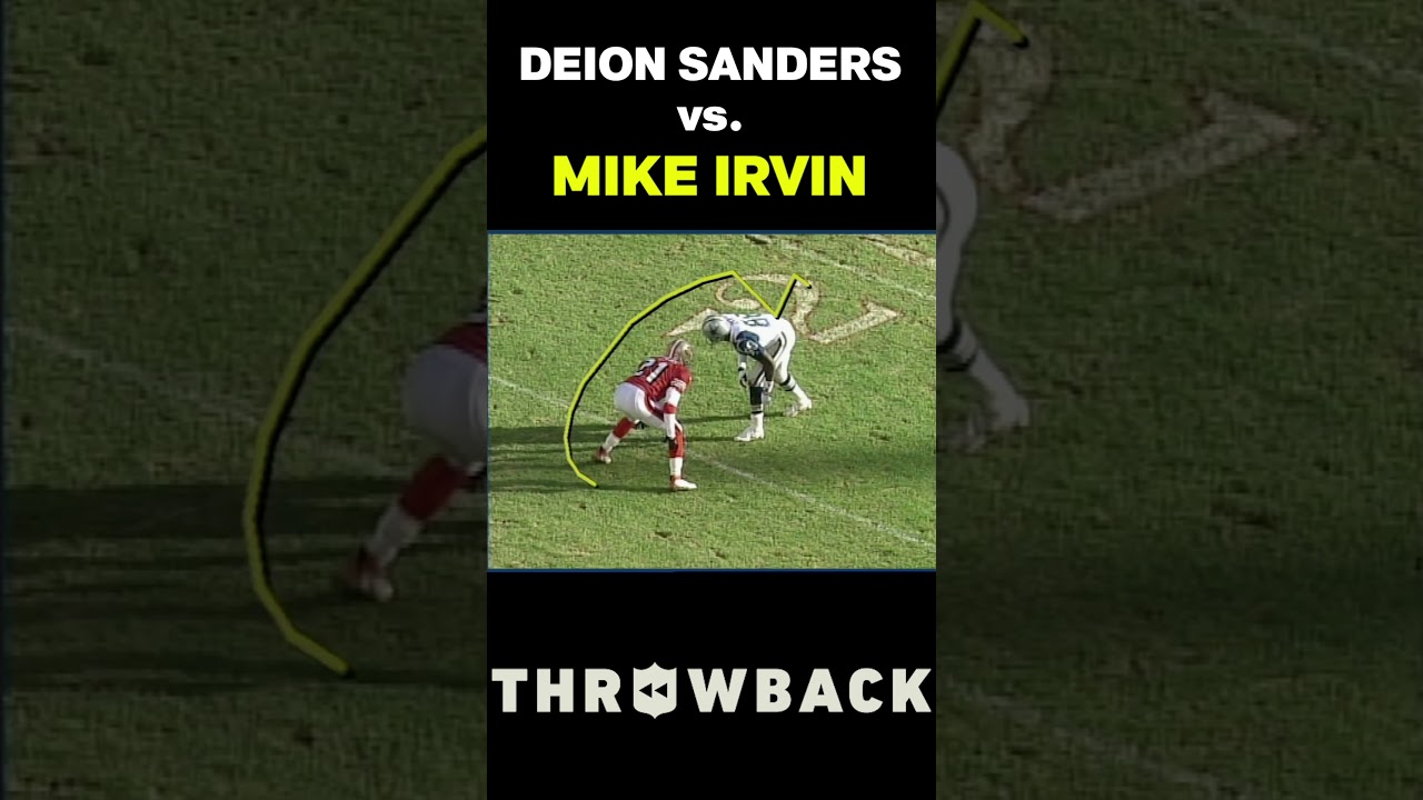This Deion Sanders vs. Mike Irvin Matchup was a CLASSIC