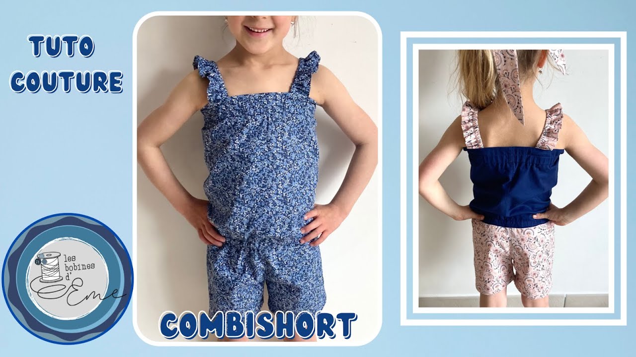 Tuto couture coudre un combishort facile #sanspatron
