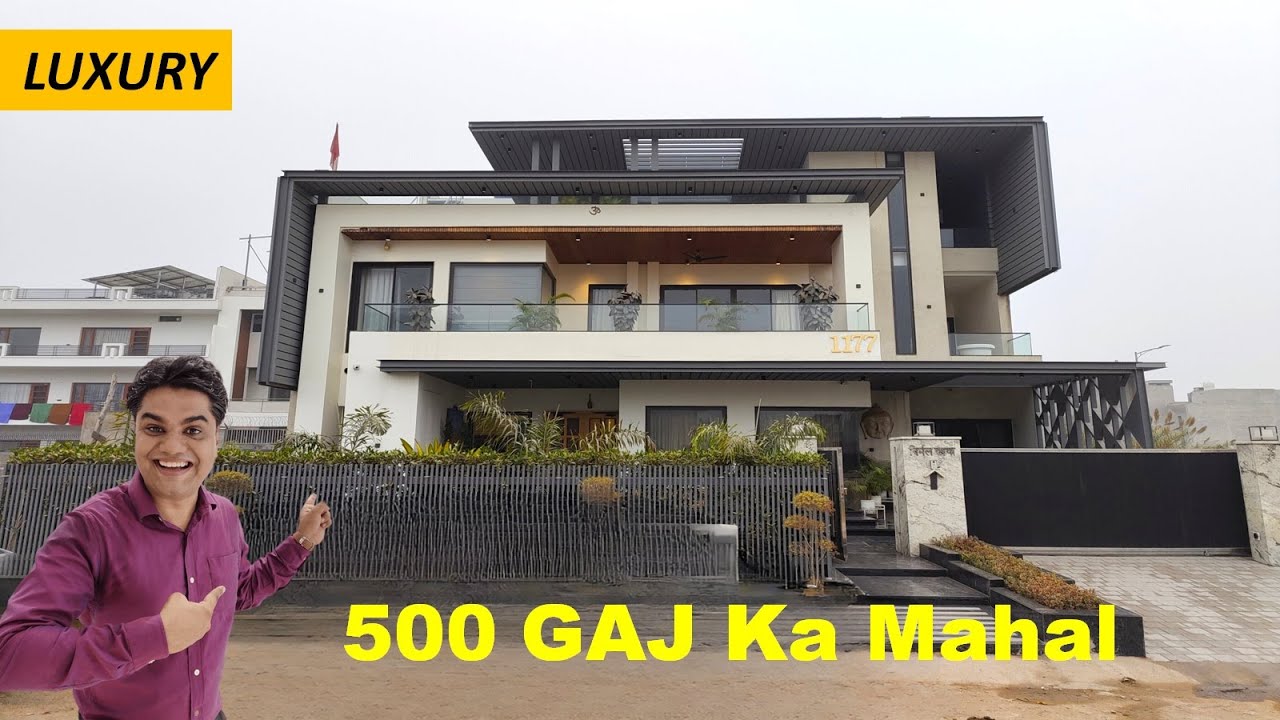 500 Gaj House Design with Garden and Pool | 500 Sq Yard house Design | Luxury House Design