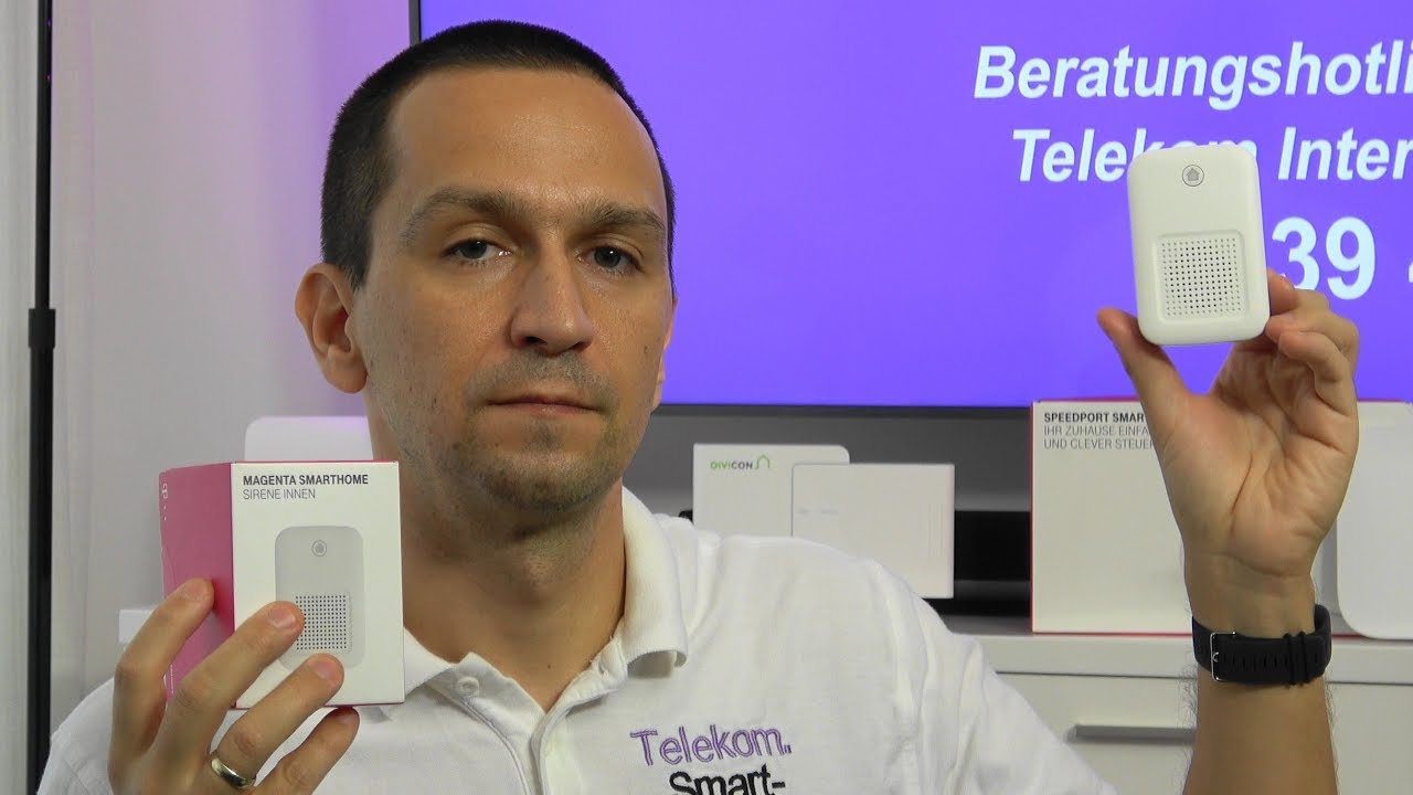 Telekom Magenta SmartHome Sirene innen (Innensirene Qivicon)