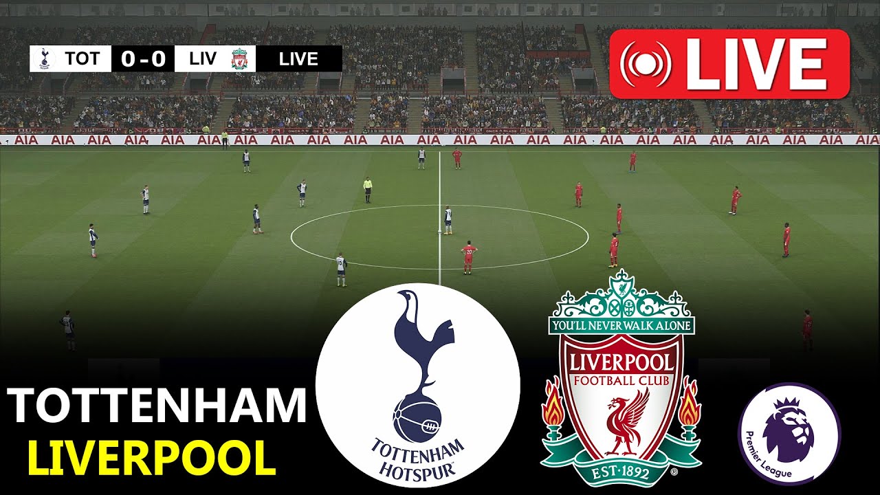 Tottenham vs Liverpool | English Premier League 2025 | Epl Live | PES 21 Simulation