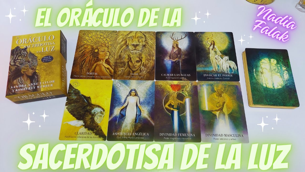 EL ORÁCULO DE LA SACERDOTISA DE LA LUZ ⭐ Reseña y Flip Through ✨ Nadia Falak