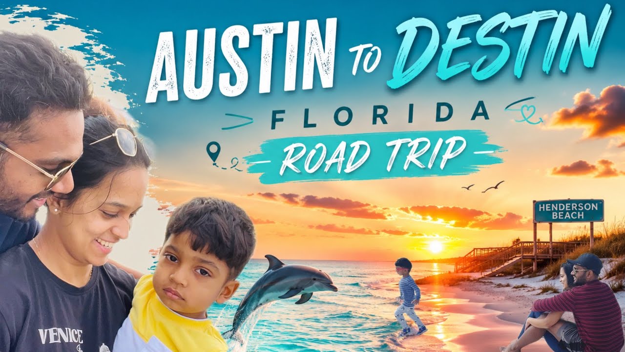 🐬USA-ல Maldives மாதிரி Beach 😱🏝️ | Destin Florida Tamil Vlog | USA Road Trip
