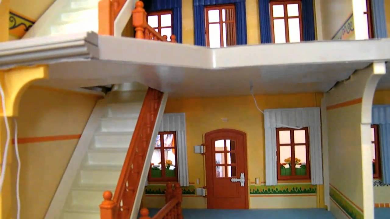 Modificación casa de muñecas Victoriana 5301 Playmobil de María, preinstalación eléctrica, parte 2