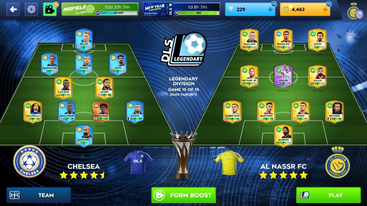 DLS 26 | ALNASSR FC VS CHELSEA VS LIVERPOOL | LEGENDARY DIVISION FINAL 🏆🔥