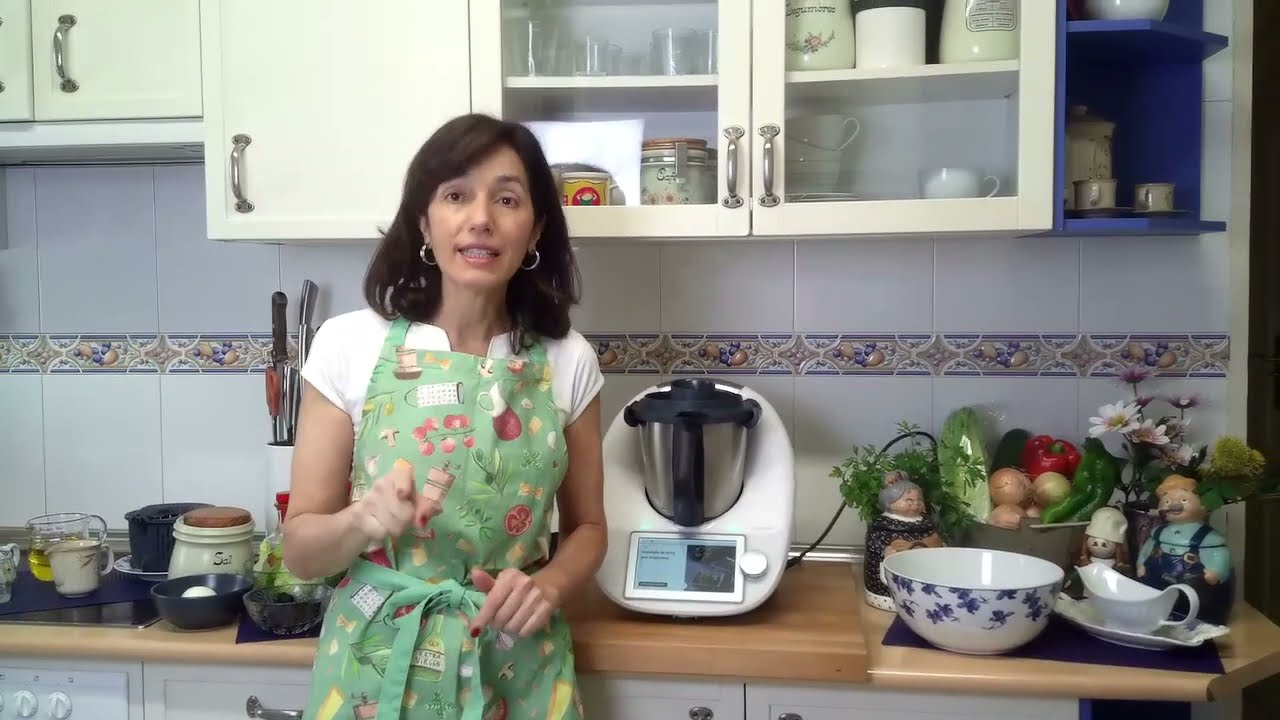 Ensalada de arroz con salsa lactonesa en thermomix.