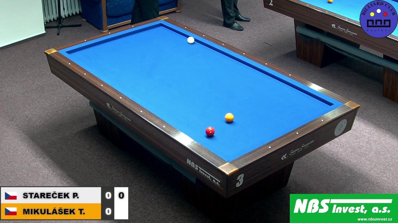 Czech Tournament | 3-cushion | Grand prix 3C | MT | Josef Osvald v Nicolas Čermák