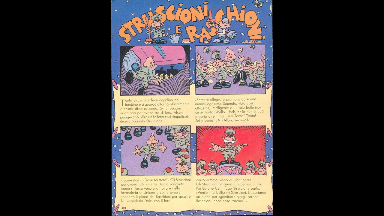 STRUSCIONI E RASCHIONI (II PARTE) C'era una volta n. 15