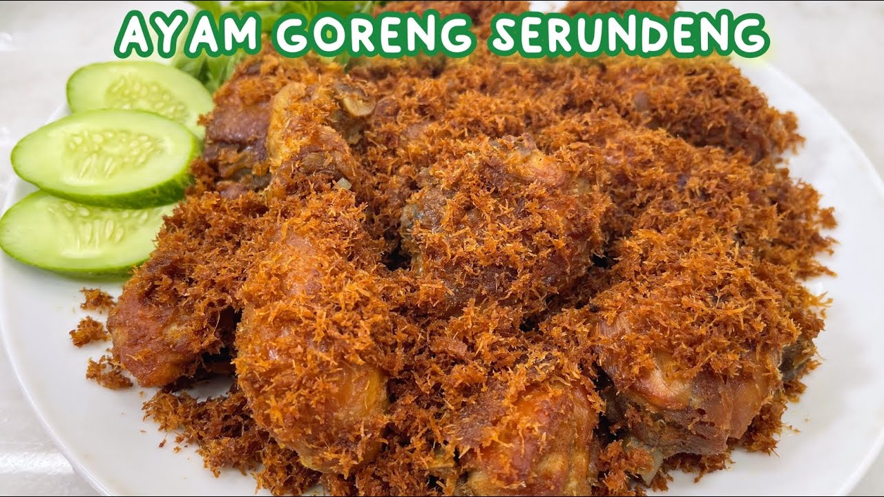 RESEP AYAM SERUNDENG YANG ENAK BANGET WAJIB DI COBA