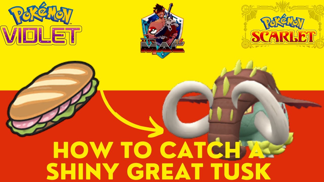 Easy SHINY Great Tusk TRICK || POKEMON SCARLET AND VIOLET