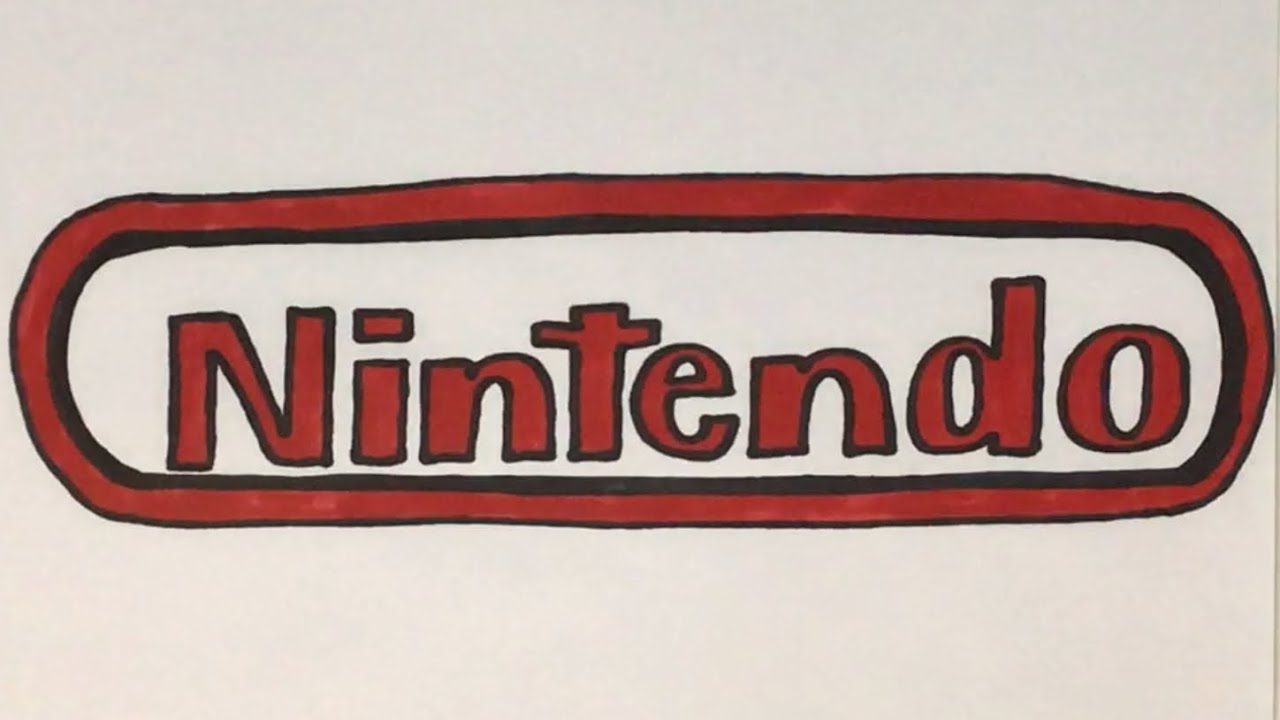 How to draw Nintendo Logo ✏️