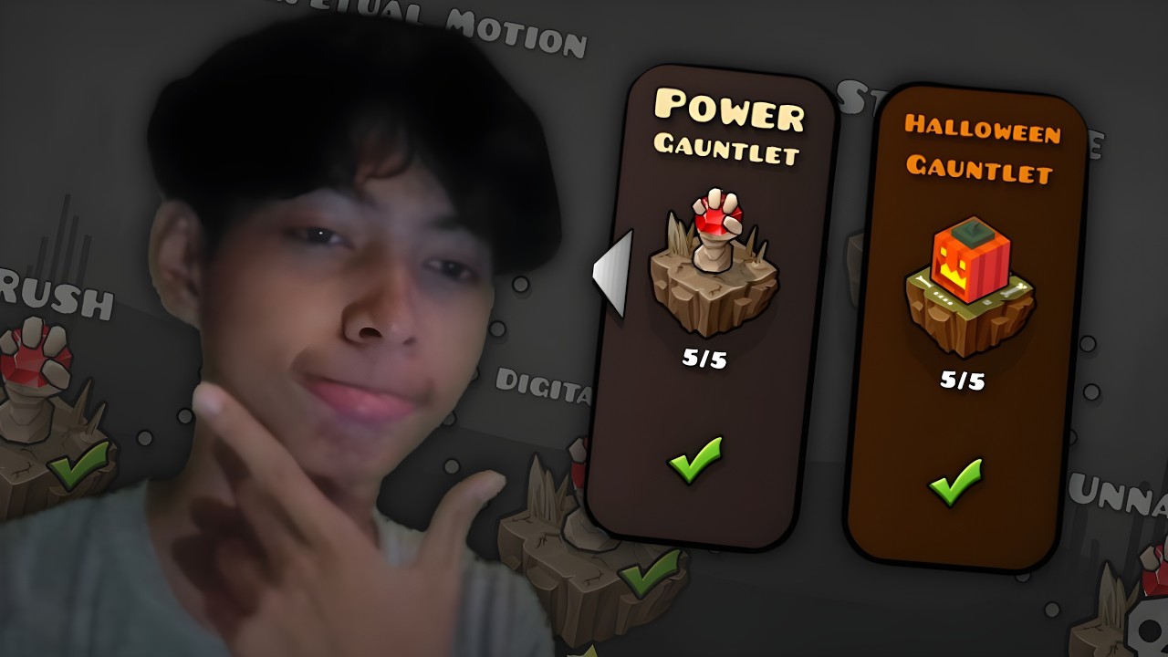 THIS IS SO EASY YOWW.. NONE OF THEM WERE HARDD.. | Geometry Dash The Lost Gauntlets Pt.17