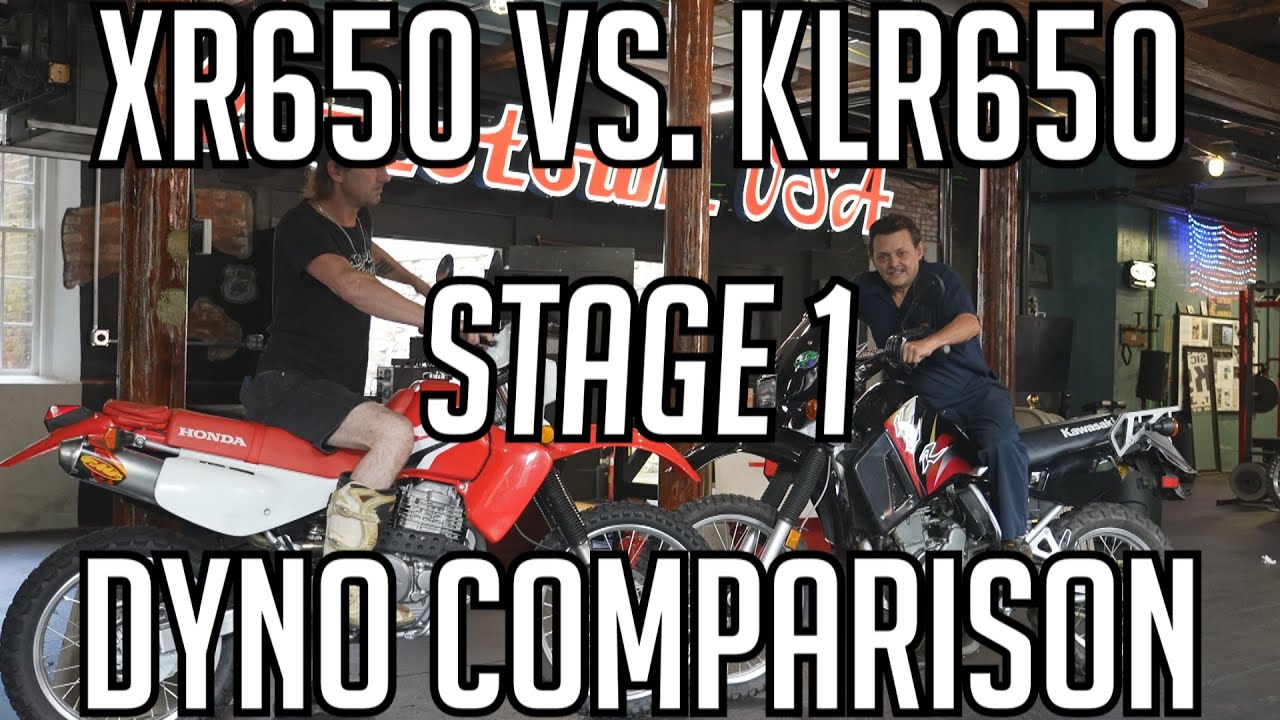 ЭТАП 1: XR650 против KLR650