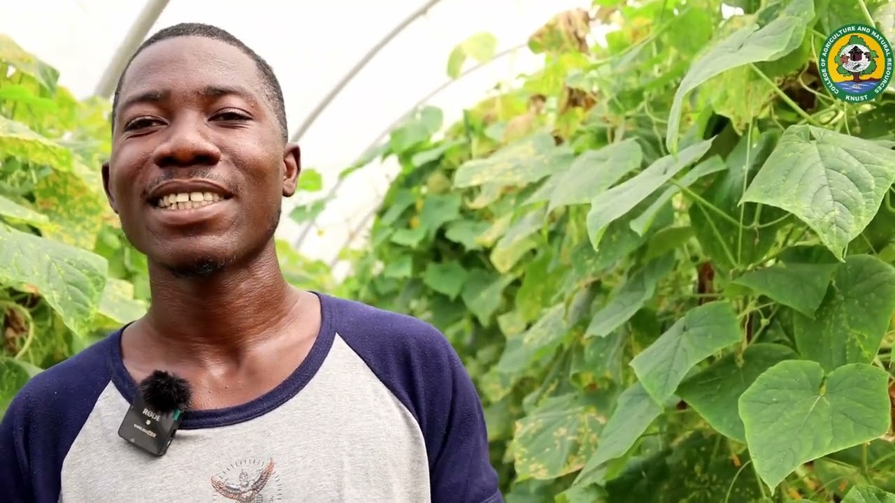 Watch our  interview with Mr. Ameyaw Kyereh, a product of our College, now a green house technician.