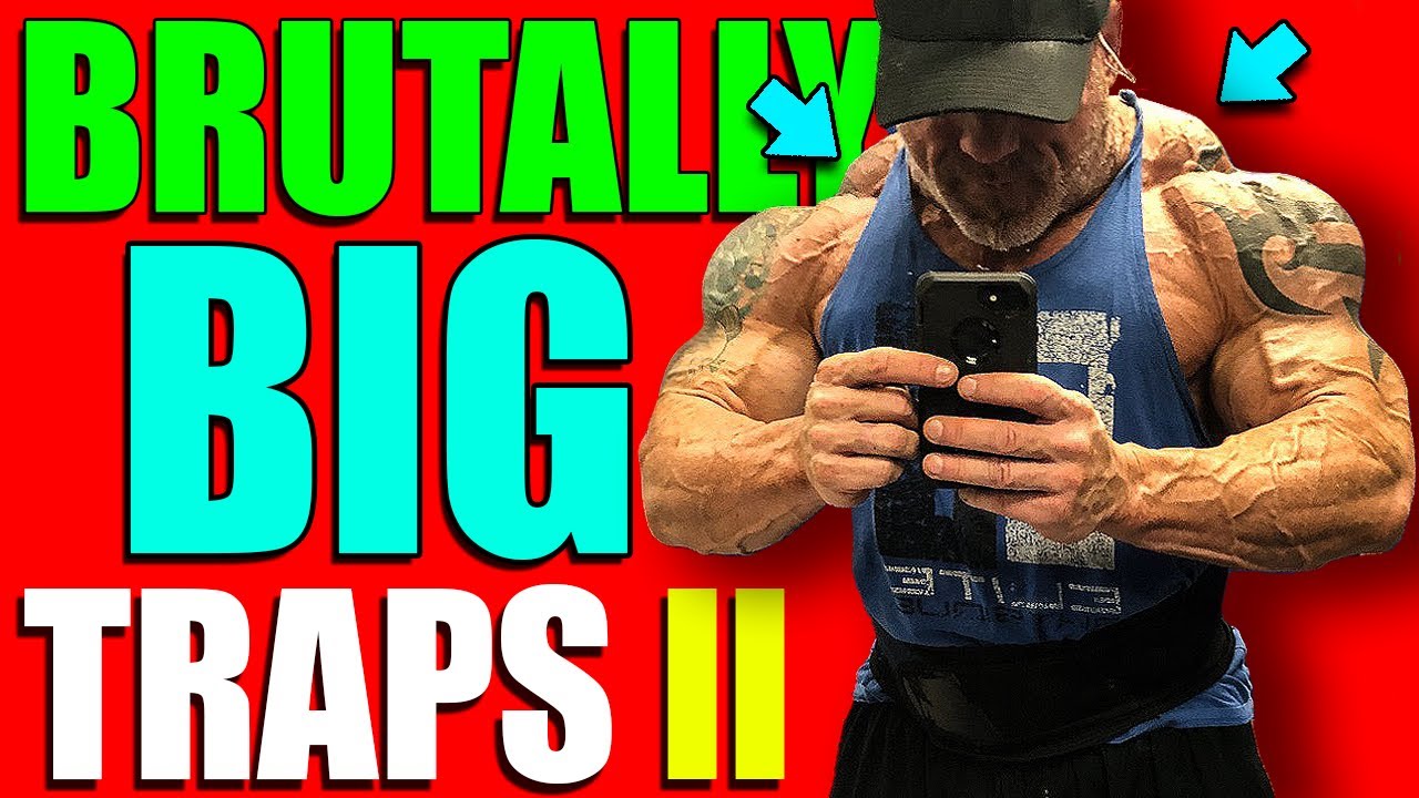 Brutally BIG Traps 2: Dumbbell or Home Edition #workout #2pros