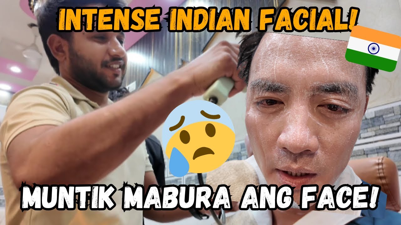TRYING INDIAN FACIAL FOR THE FIRST TIME: Ang Intense! 😰