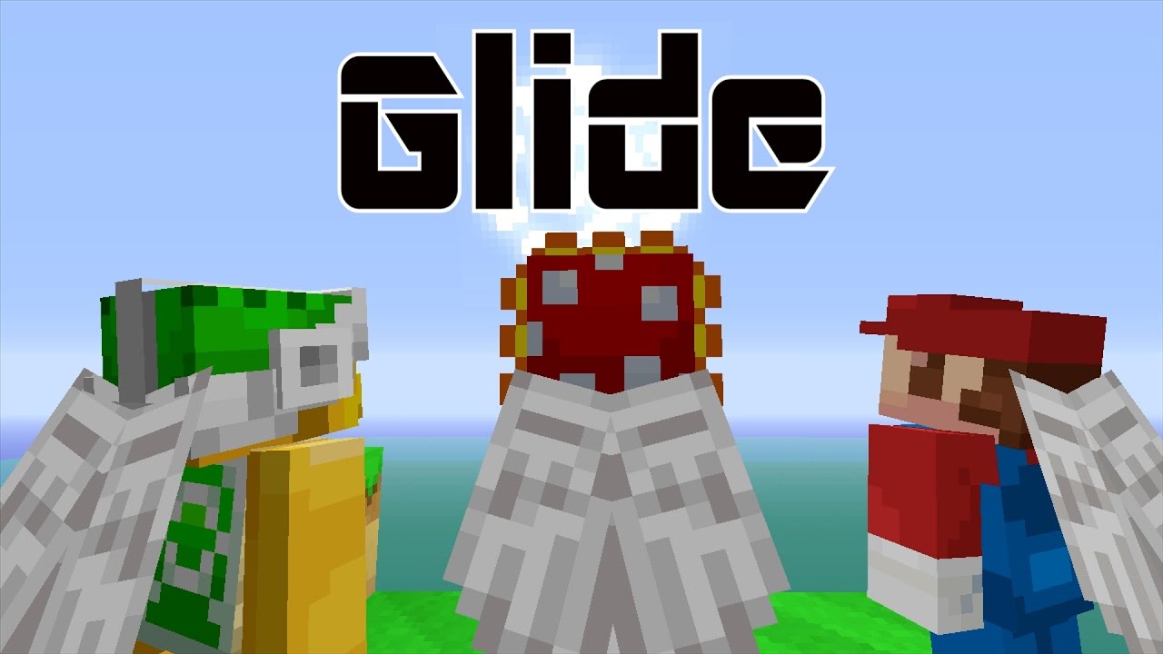 Minecraft Wii U - Mario Bros World - Glide Into The Sunset [20]