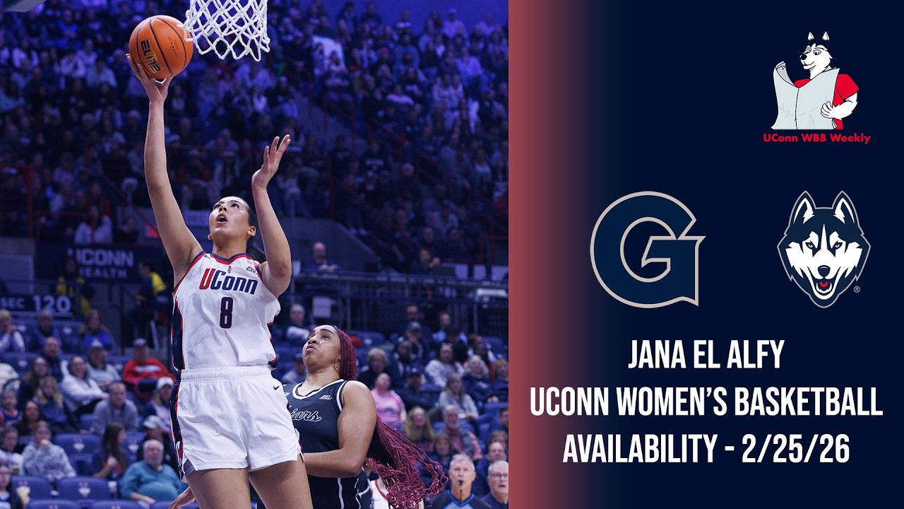 Jana El Alfy: UConn women’s basketball pregame availability (Georgetown) - 2/25/26