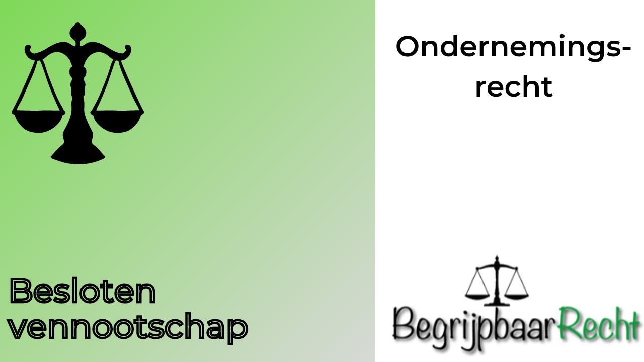 Ondernemingsrecht: besloten vennootschap, bv