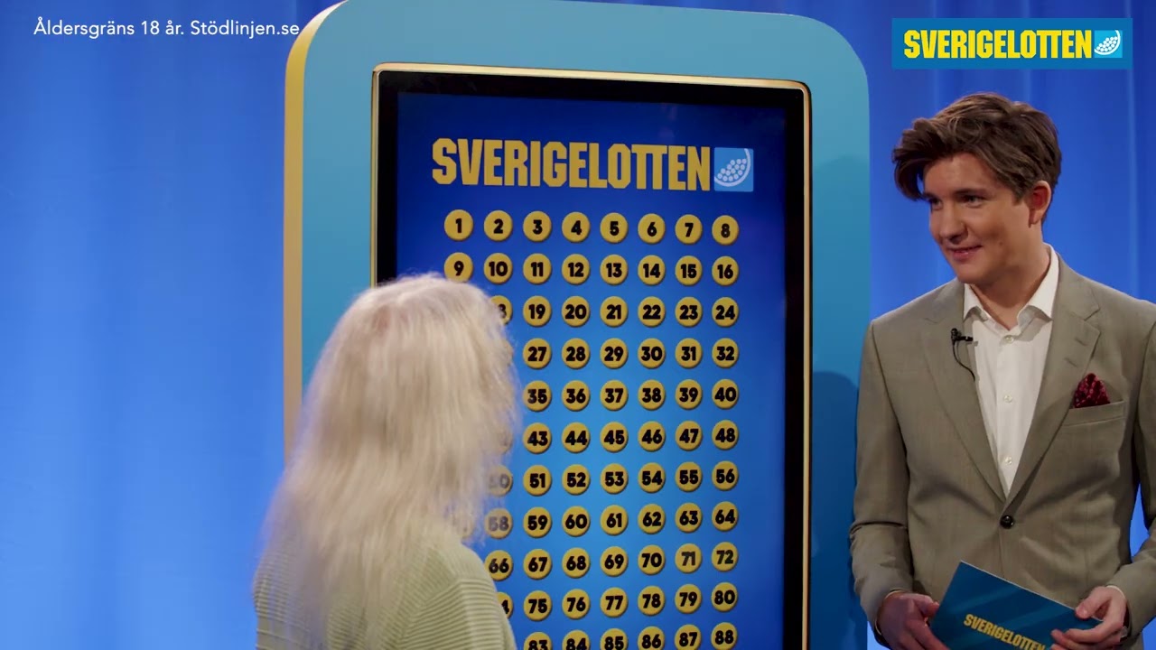 Christine vinner en miljonvinst! - Sverigelotten