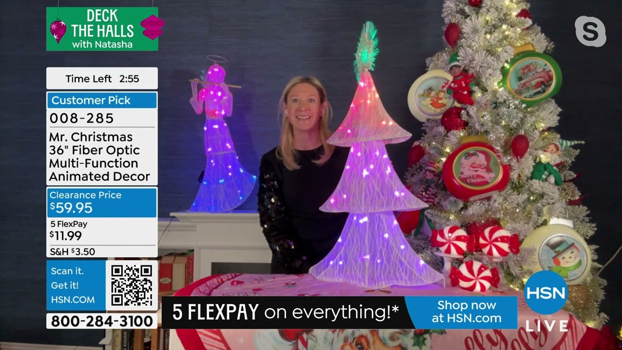 Mr. Christmas 36" Fiber Optic MultiFunction Animated Tree