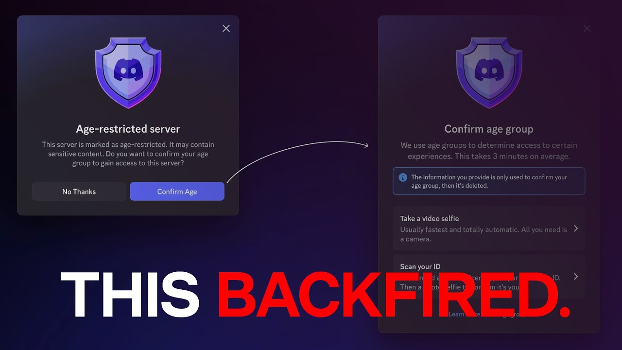 Discord's Global Age Verification Backfires