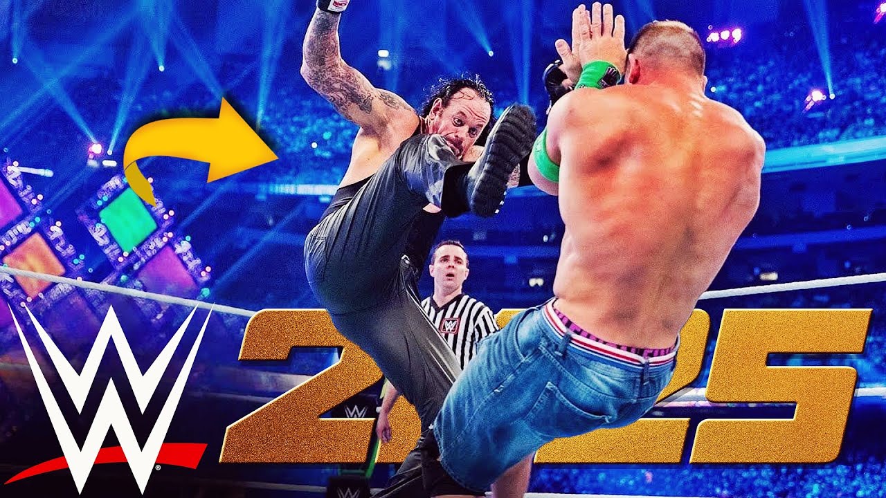 FIZEMOS UMA LUTA DE 5 ESTRELAS!! ⭐⭐⭐⭐⭐😱 JOHN CENA VS UNDERTAKER - WWE 2K25