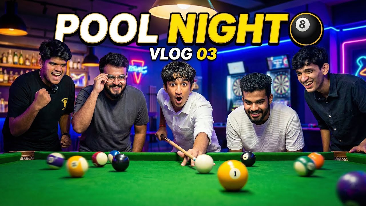 Pool Night With Friends 🎱 | Vlog 03