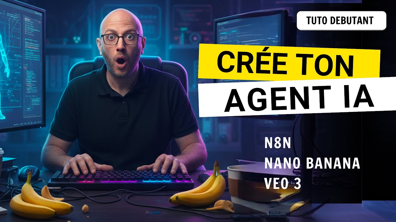 Comment créer ton propre agent IA - NANO BANANA et VEO 3 (template n8n offert)