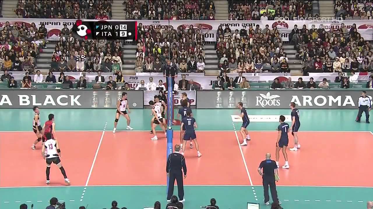 2011世界盃男排賽(Men's Volleyball World Cup) 日本vs義大利 SET-2