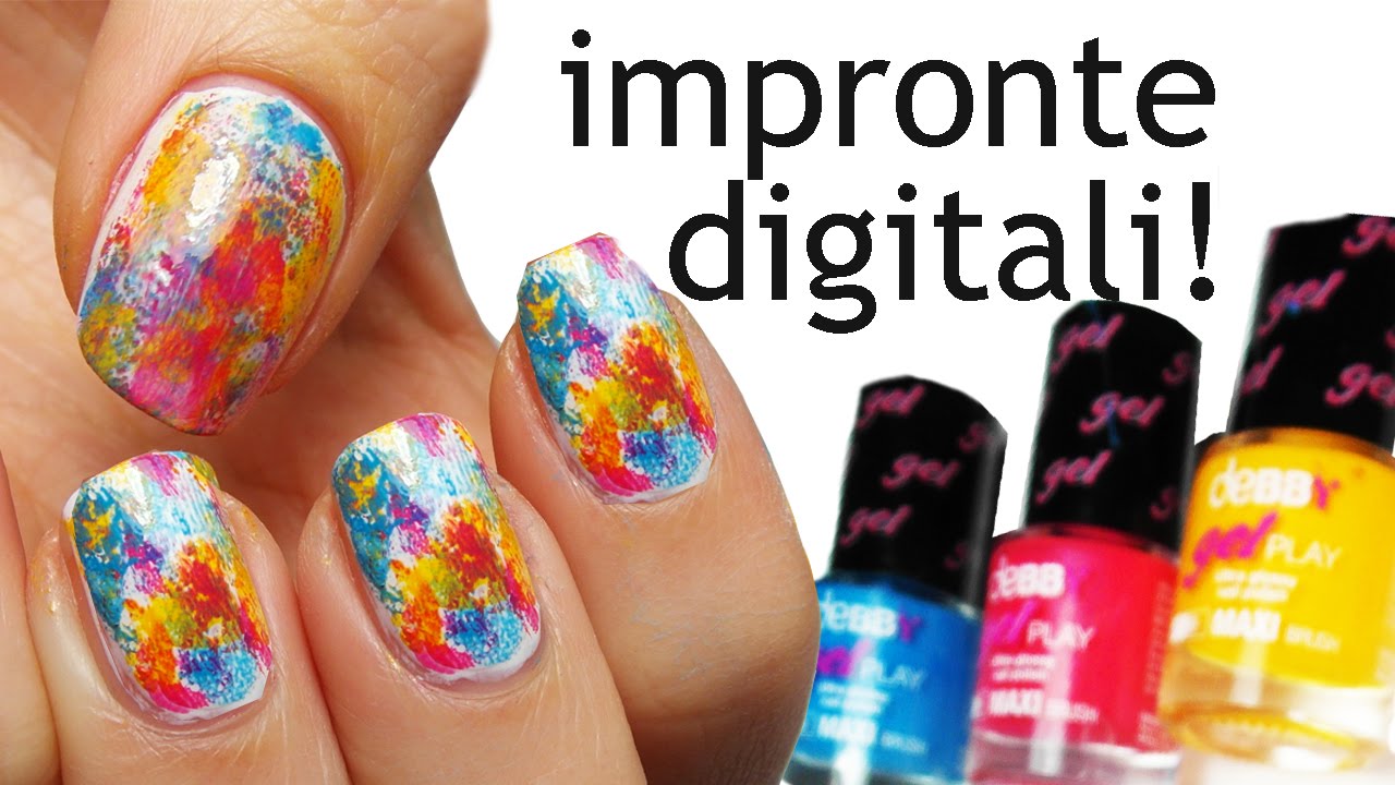 Nail Art SUPER FACILE Impronte Digitali!!