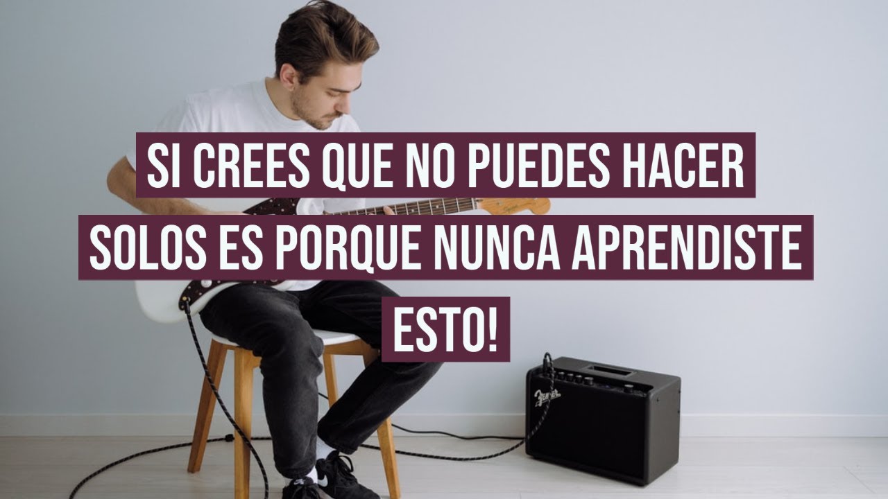 Los 5 tipos de frase: la fórmula para hacer solos como un pro!