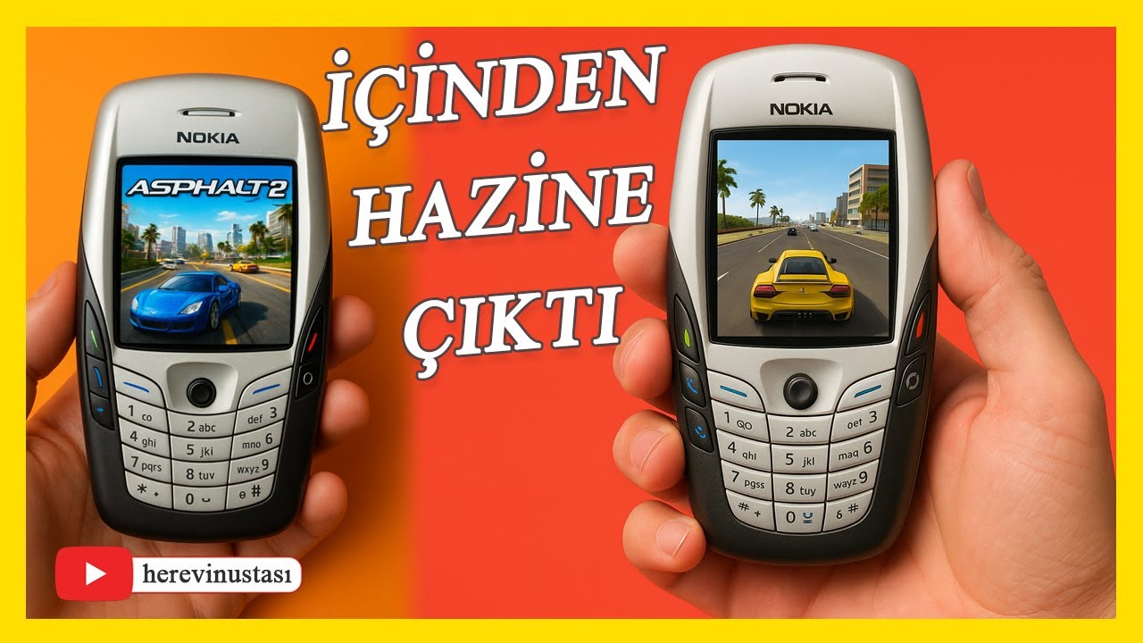 21 Yıllık Nokia 6600’ı Açtık! İçinden Hazine Çıktı | 2004 Nokia 6600 Review & Asphalt Gameplay #6600