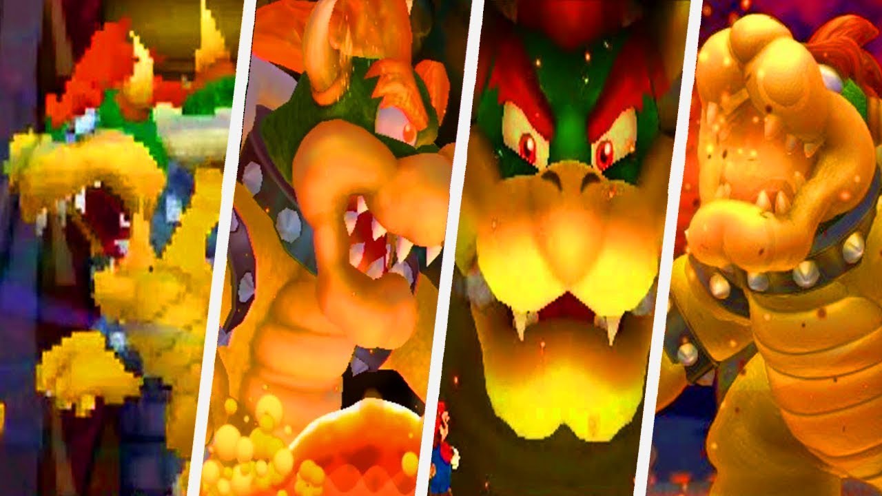 Evolution of Final Giant Bowser in New Super Mario Bros. Games (2006 - 2017)