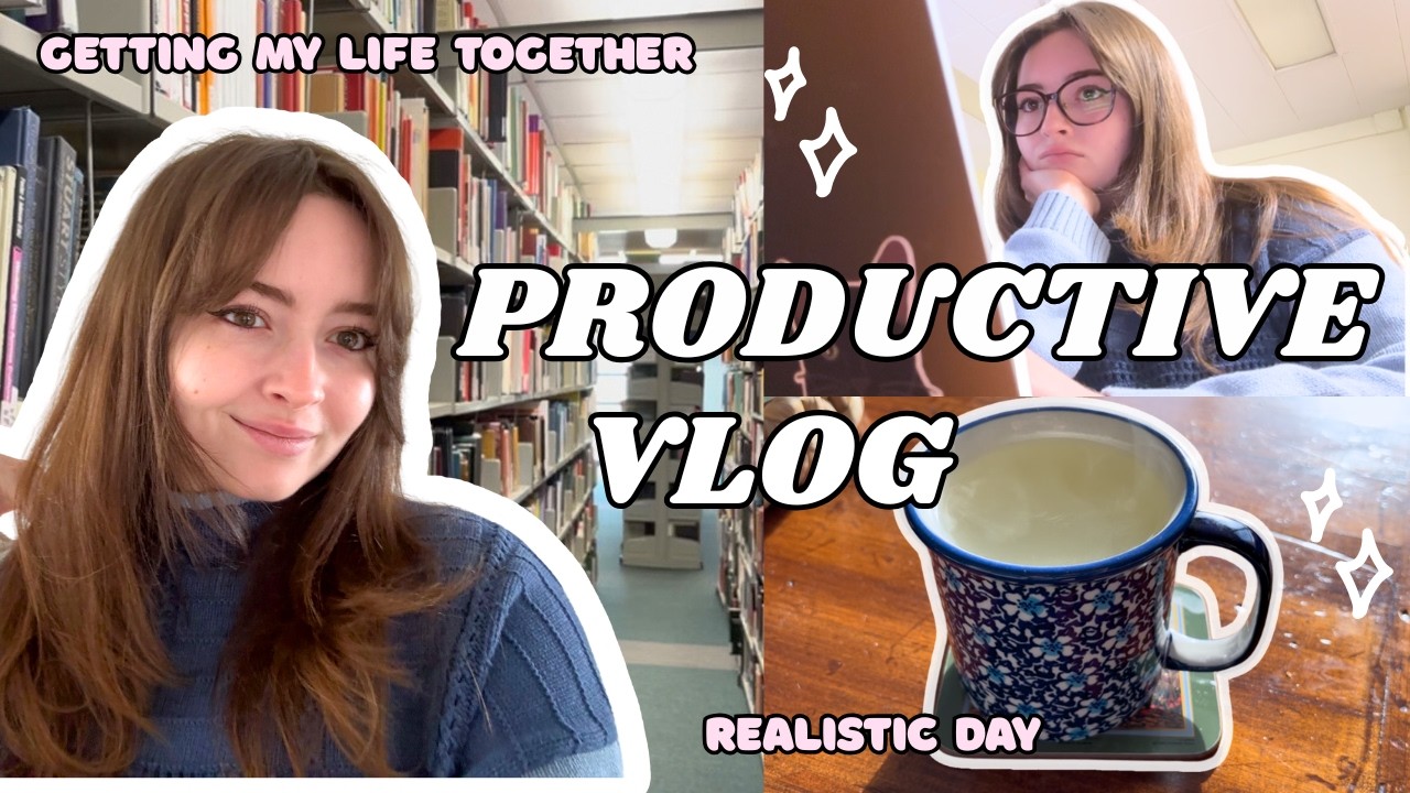 8AM PRODUCTIVE DAY IN MY LIFE ✨ | Realistic Routine, What’s in My Bag & Evening Reset