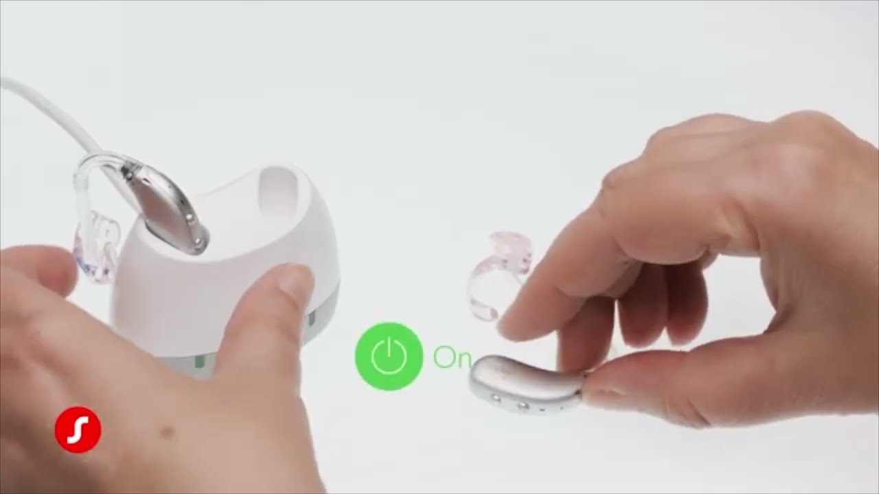 Hörgeräte ein- und ausschalten – Signia Motion Charge&Go IX | Hearly.de