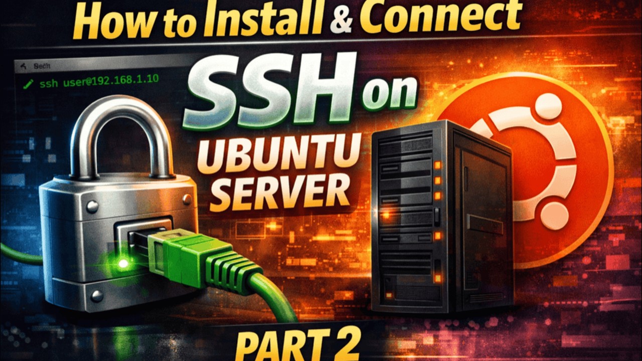 របៀប Install & Connect SSH នៅក្នុង Ubuntu server | Part 2