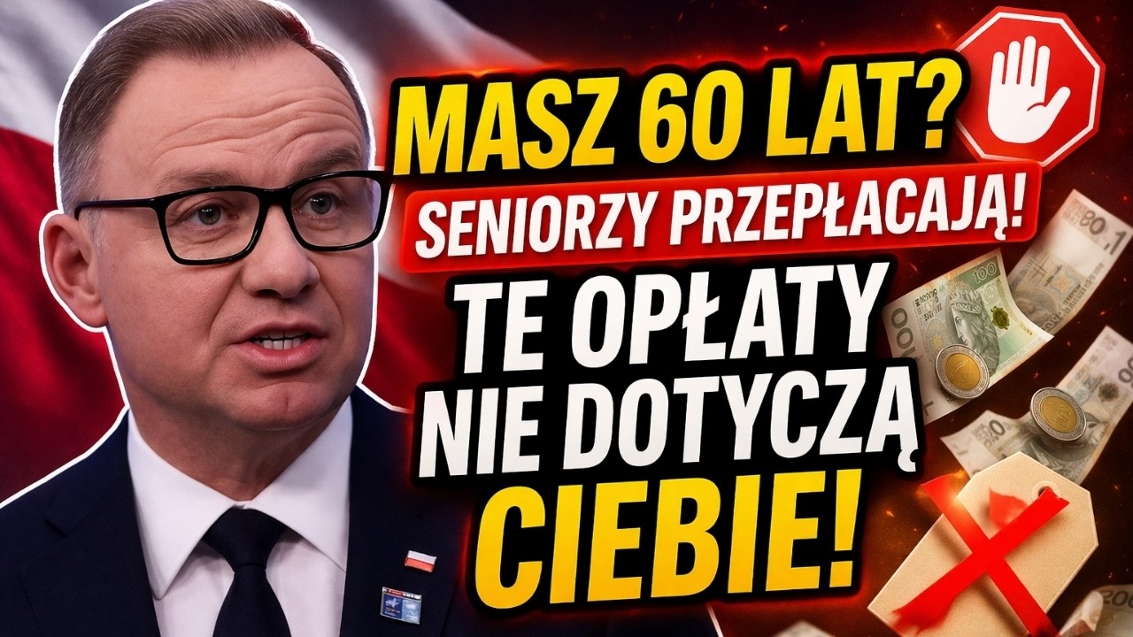 Masz ponad 60 lat? SPRAWDŹ! Te opłaty możesz mieć ZA DARMO &ndash; seniorzy tracą pieniądze!