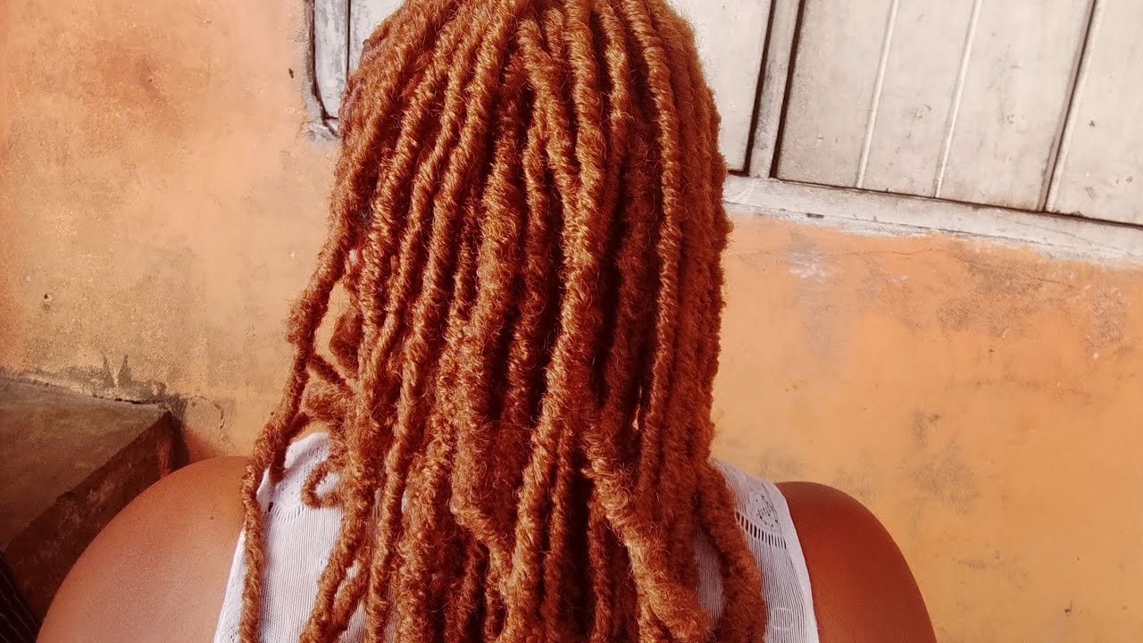 Beautiful crochet hairstyle tutorial with brazilian wool