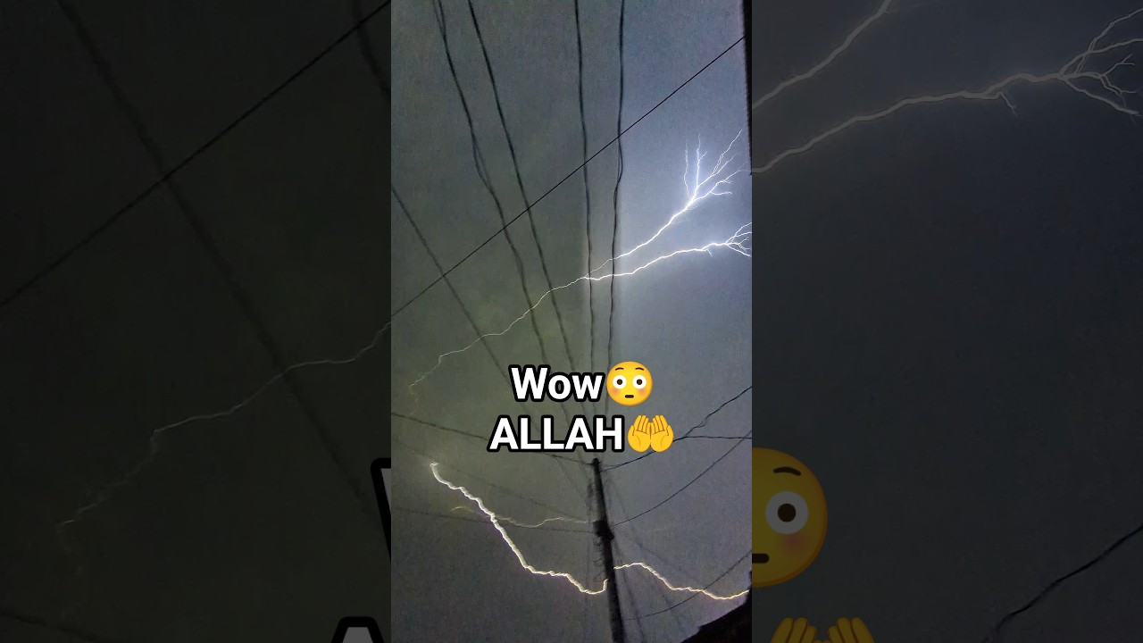 ⚡ Terrifying Lightning Strike During Heavy Rain in Bangladesh! 😱🌧️ #Shorts