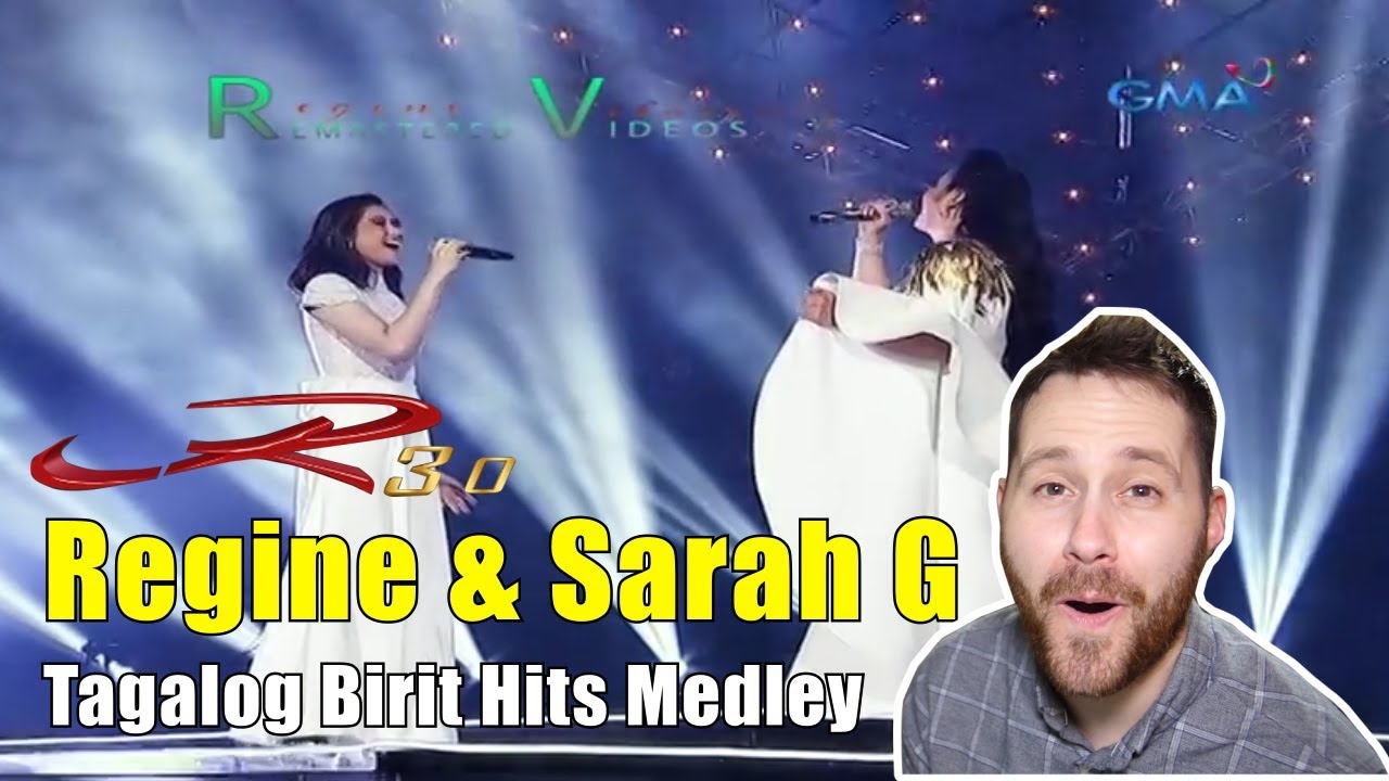 R3.0 Concert - 13 - Tagalog Birit Hits Medley - Regine & Sarah G | REACTION