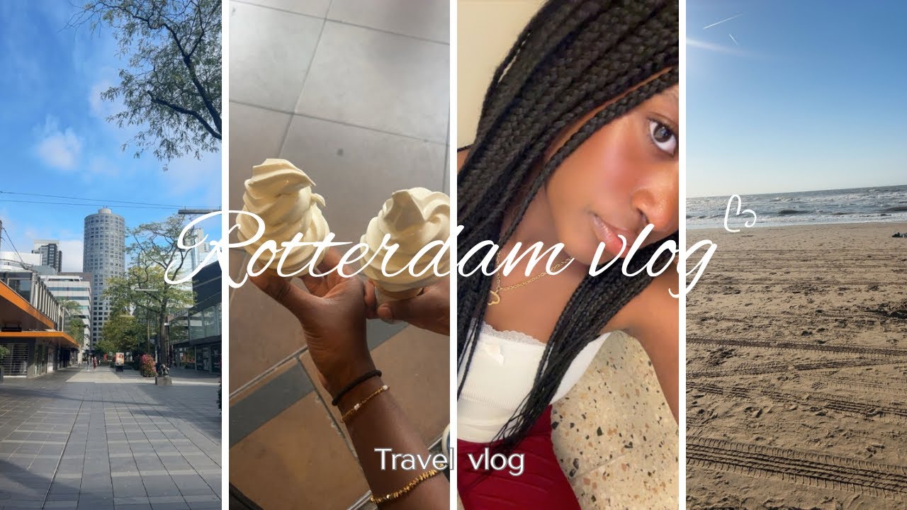 ROTTERDAM VLOG: exploring city, shopping, beach.. etc  🇳🇱🛶🗼#vlog #netherlands 