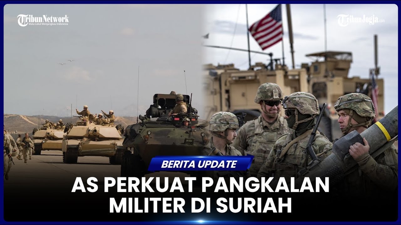 KONVOI LAUT & UDARA PERSENJATAAN BERAT AS KE SURIAH, PERKUAT PANGKALAN MILITER