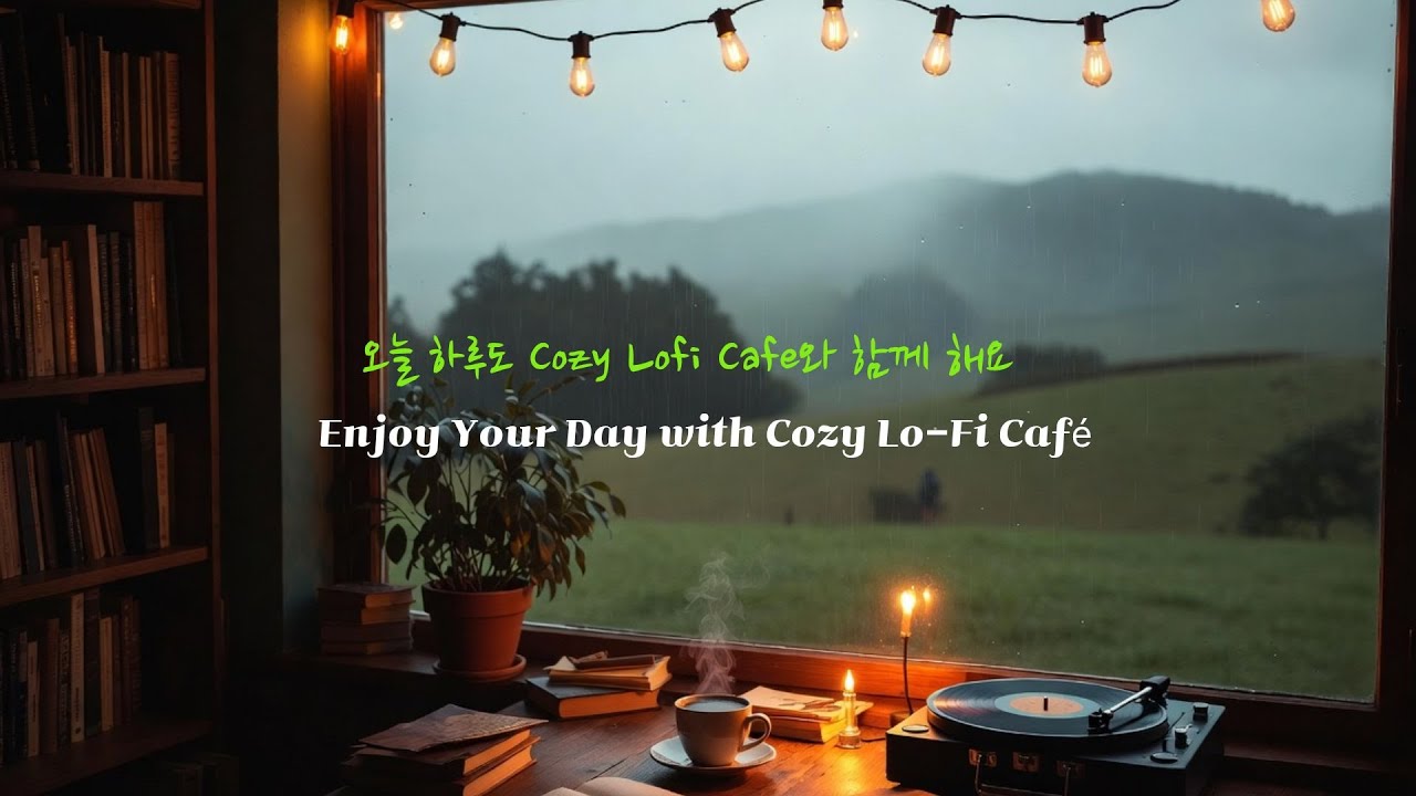 부드러운 빛이 머무는 자리에 흐르는 카페음악 ☕🎶 Soft Café Music in the Glow of Gentle Light, / 코지로파이카페, 감성음악, 카페음악