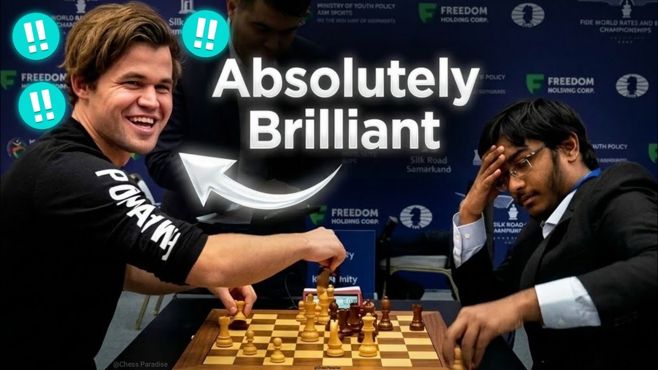 Magnus Carlsen is NOT HUMAN!😱...Absolutely Brilliant Game!!!