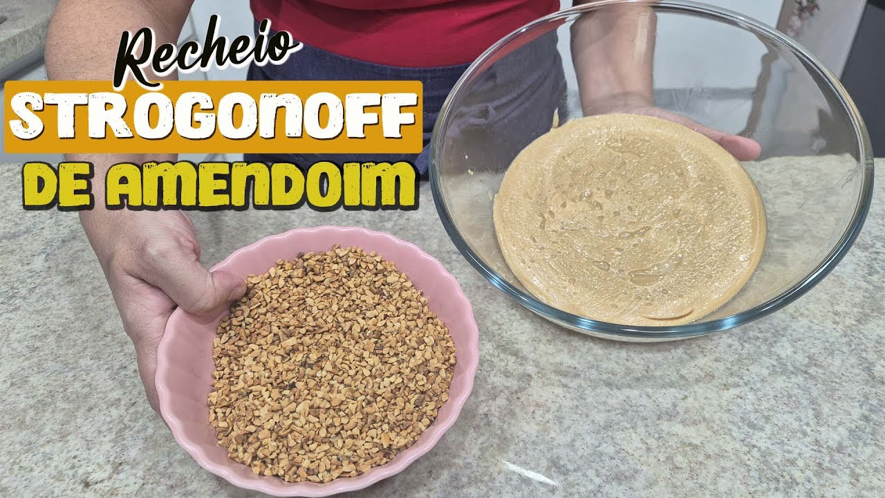 RECHEIO STROGONOFF DE AMENDOIM UMA DAS MAIS PEDIDAS AQUI NO CANAL PELOS INSCRITOS @PARISCAKEDESIGNER