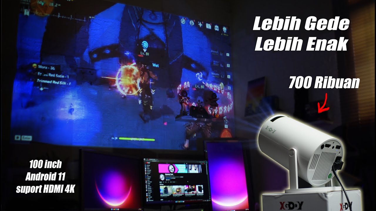 Layar jadi makin gede kalo pake ini | Smart Projector XGODY Gimbal 3